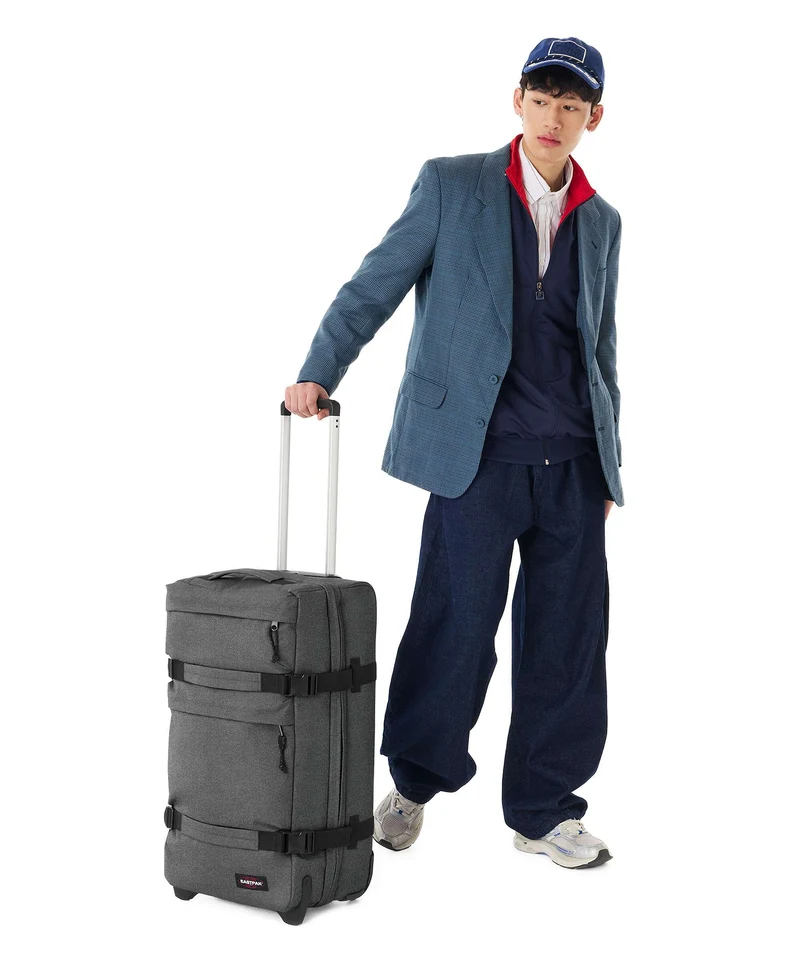 Eastpak Transit'R Plus Core M Rollenreisetasche black denim