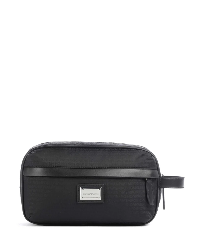Emporio Armani Monogram Kulturbeutel black beauty