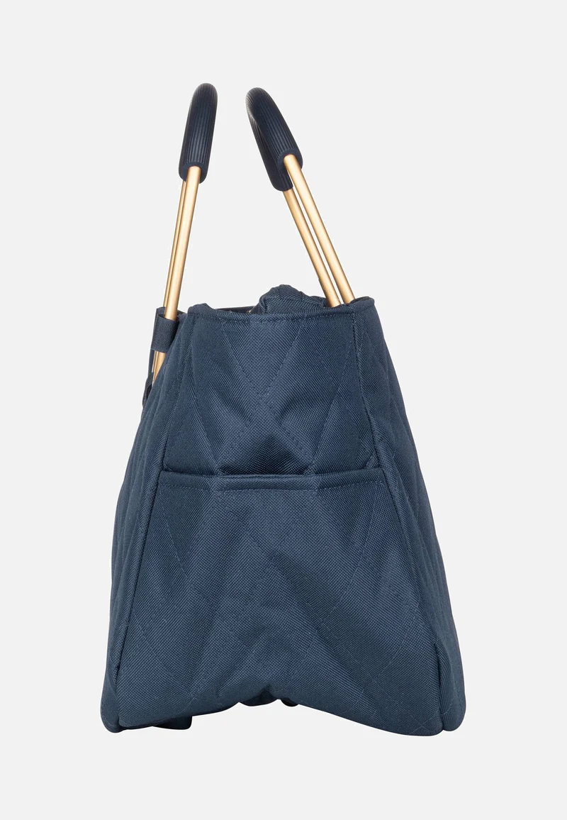 Loopshopper M Frame Rhombus Midnight Gold - Einkaufskorb