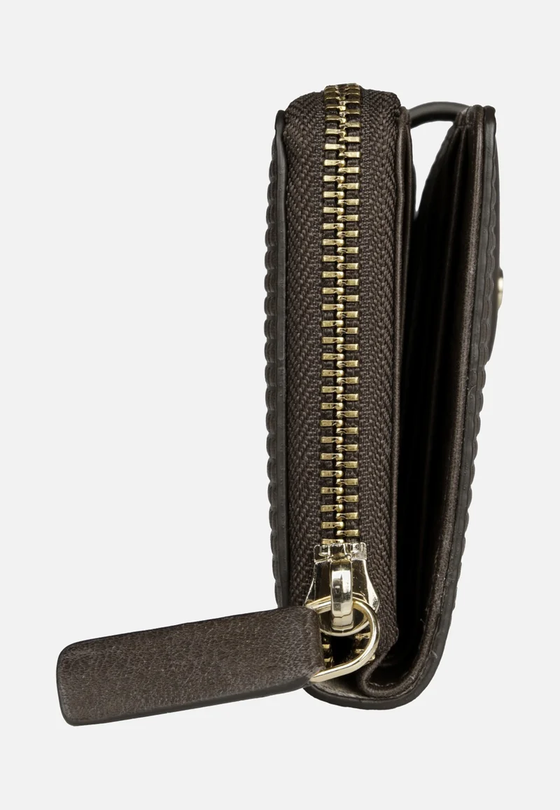 Noemi Ladies Long Zip Wallet Brown - Portemonnaie