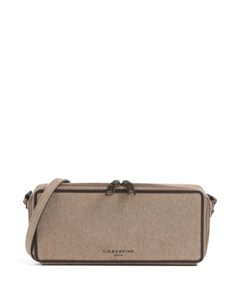 Liebeskind Juno Denim XS Umhängetasche beige
