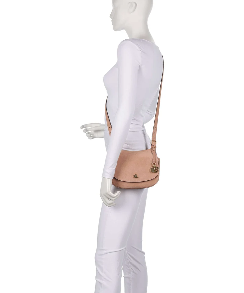 Lauren Ralph Lauren Marcy Medium Umhängetasche pink sienna