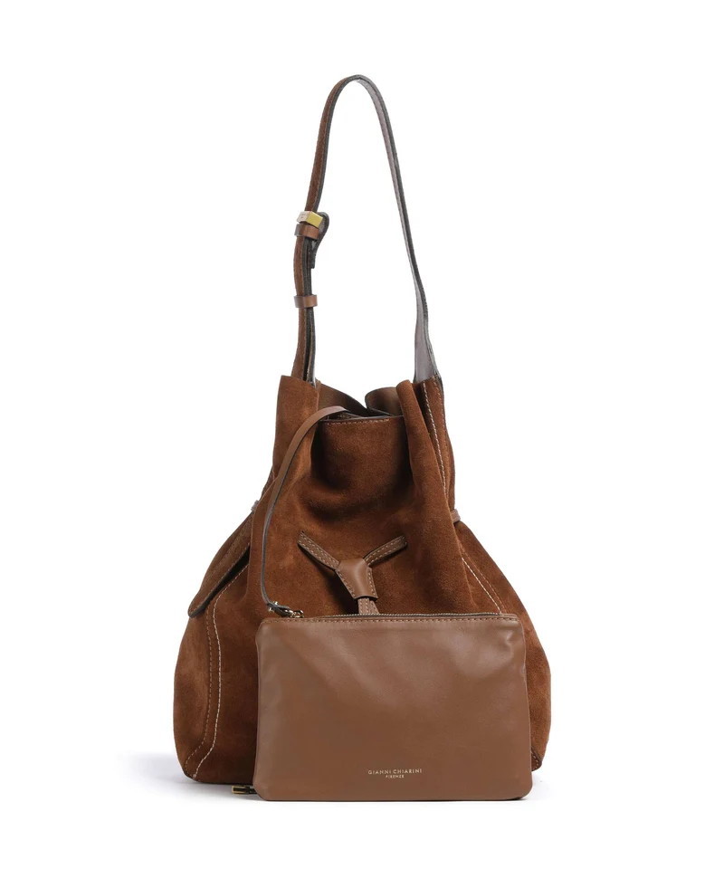 Gianni Chiarini Sienna Bucket Handtasche cognac