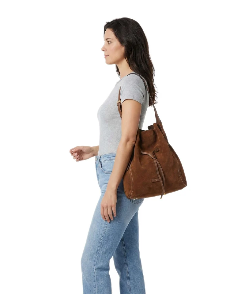 Gianni Chiarini Sienna Bucket Handtasche cognac