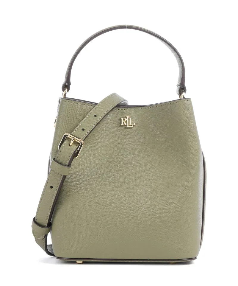 Lauren Ralph Lauren Reese Small Bucket Handtasche sage green