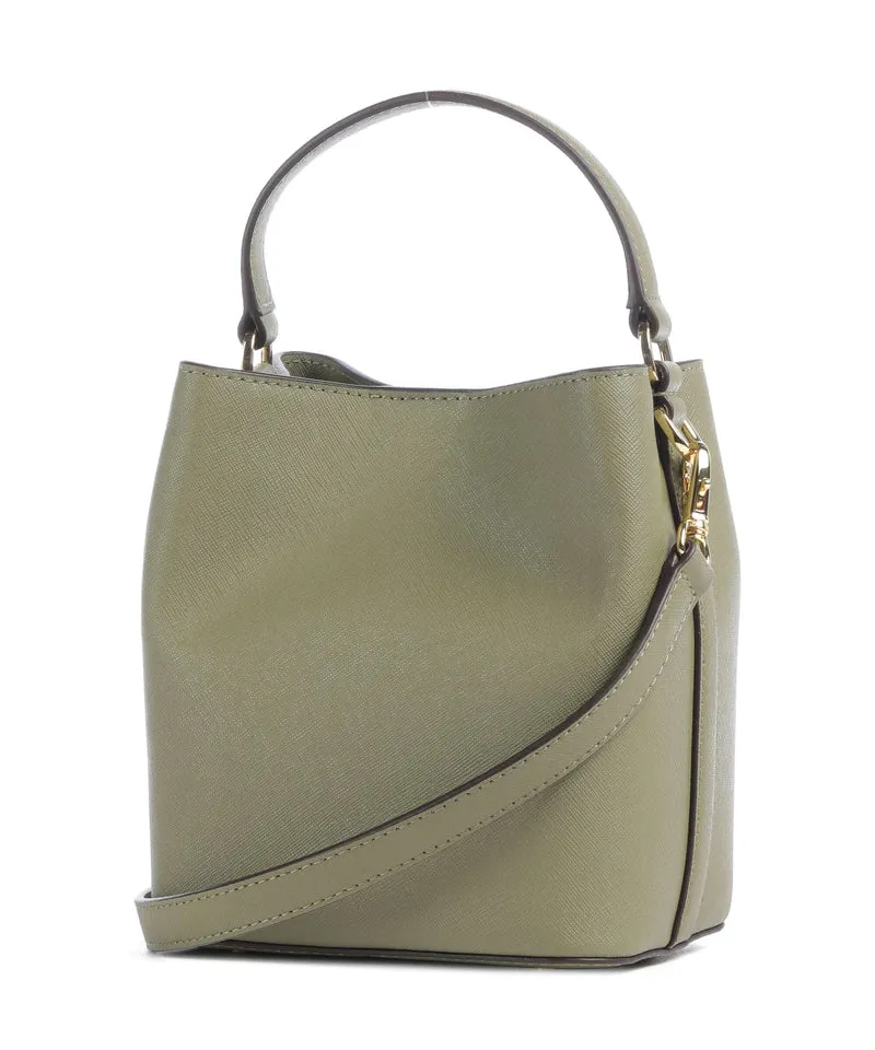 Lauren Ralph Lauren Reese Small Bucket Handtasche sage green