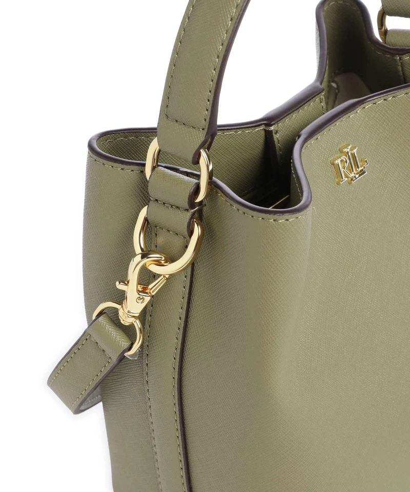 Lauren Ralph Lauren Reese Small Bucket Handtasche sage green