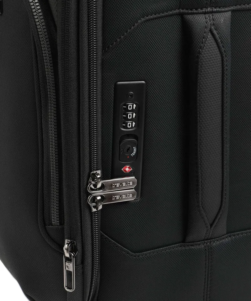 Travelite Priima S 4-Rollen Trolley schwarz