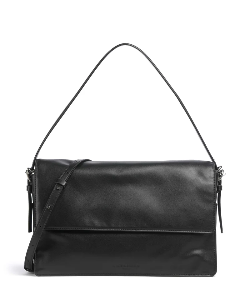 Liebeskind Audrey Recycled Soft Calf M Schultertasche black