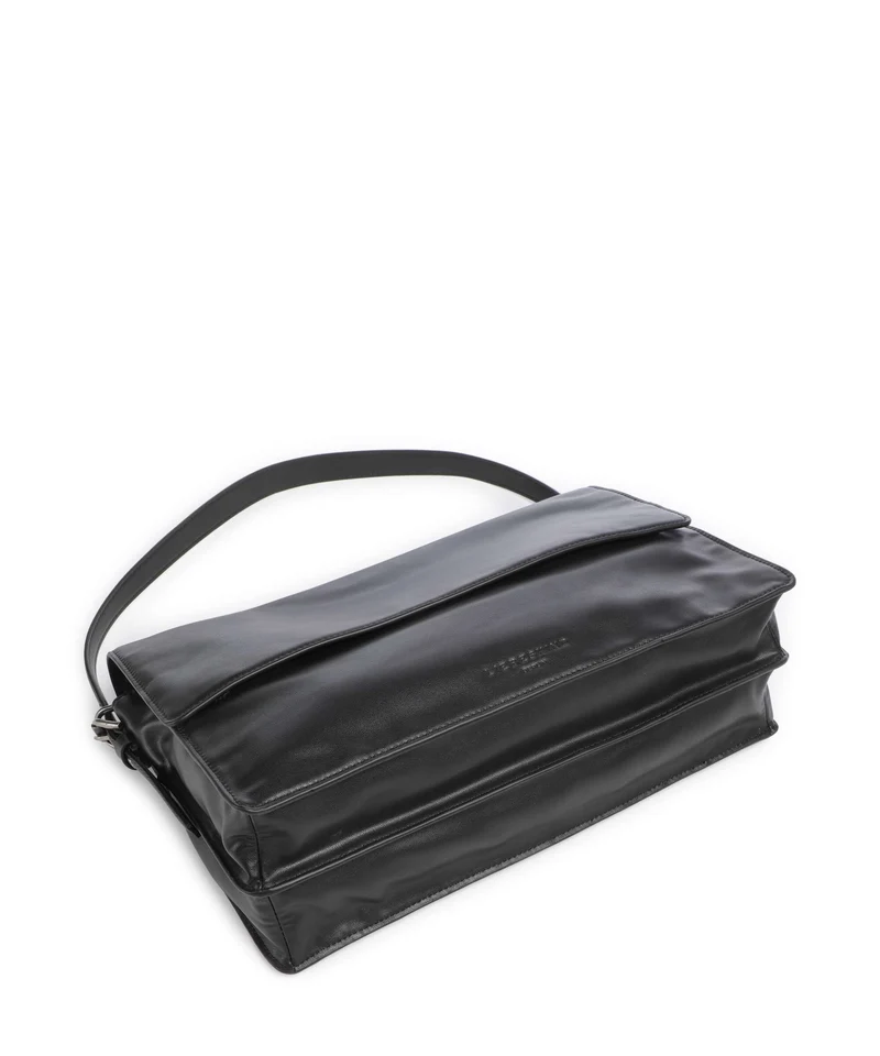 Liebeskind Audrey Recycled Soft Calf M Schultertasche black