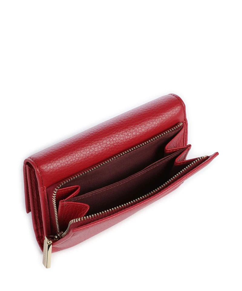 Coccinelle Metallic Soft Geldbörse ruby