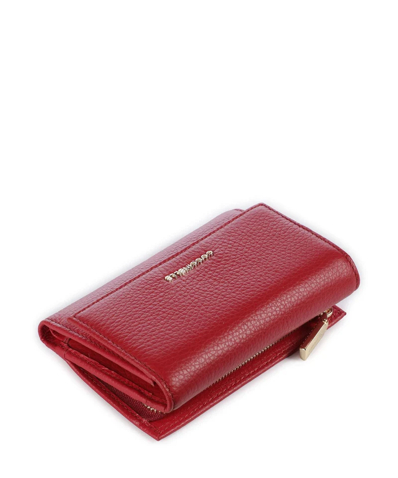 Coccinelle Metallic Soft Geldbörse ruby