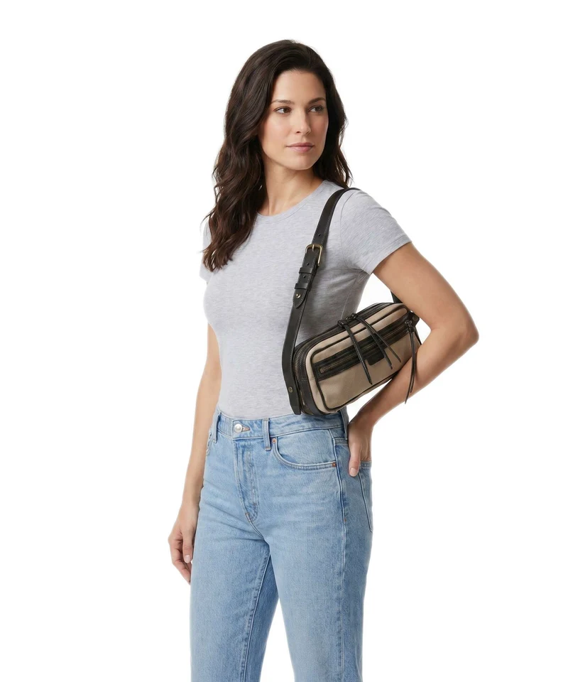 Liebeskind Juno Denim S Schultertasche beige