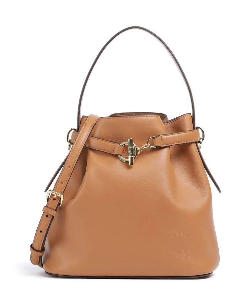 Lauren Ralph Lauren Blaike Medium Bucket Handtasche classic caramel