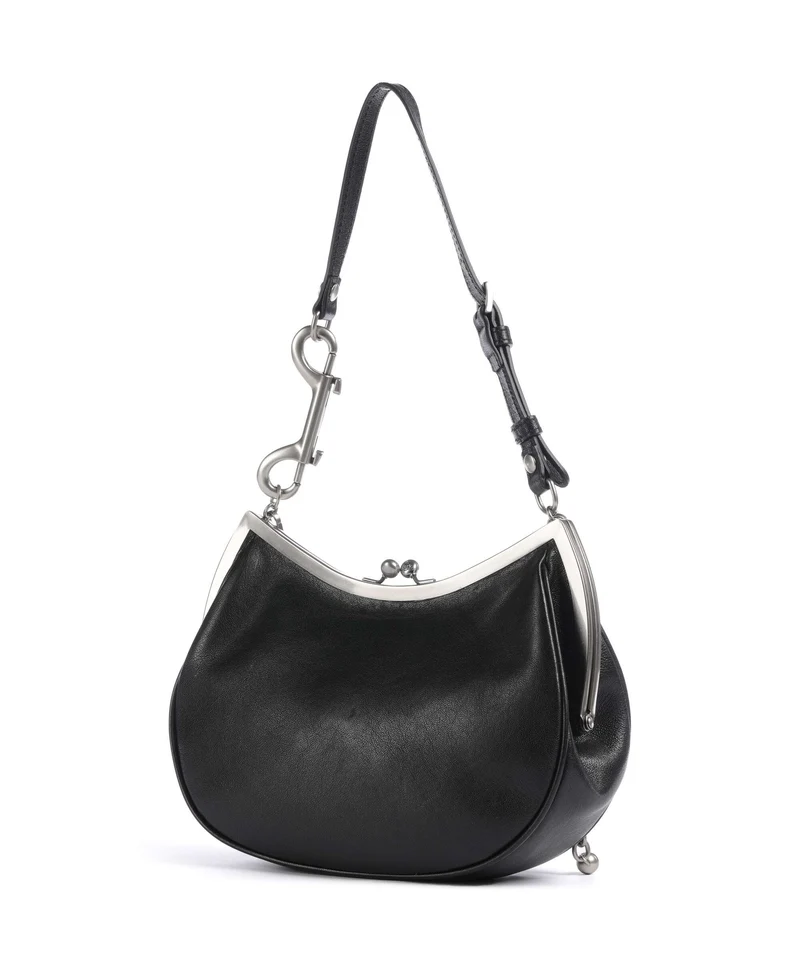 Vivienne Westwood Charm Frame Supple Schultertasche black/dark silver
