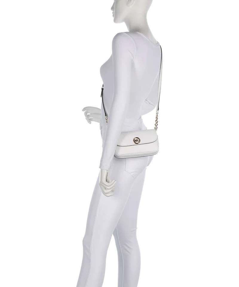Michael Kors Nolita Small Umhängetasche optic white