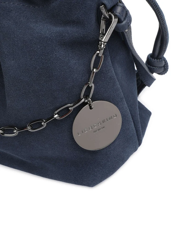 Liebeskind Lya II Hydro Suede S Bucket Handtasche peacoat