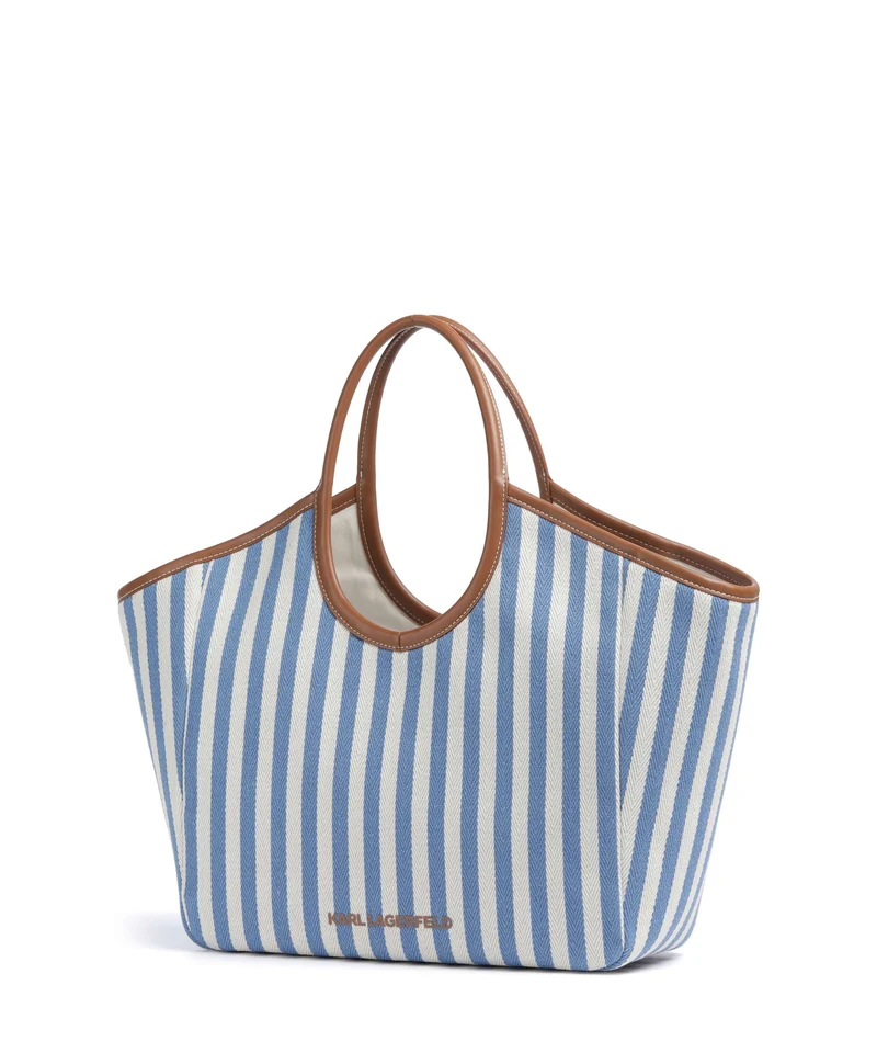 Karl Lagerfeld K/Autograph Shopper silver lake blue