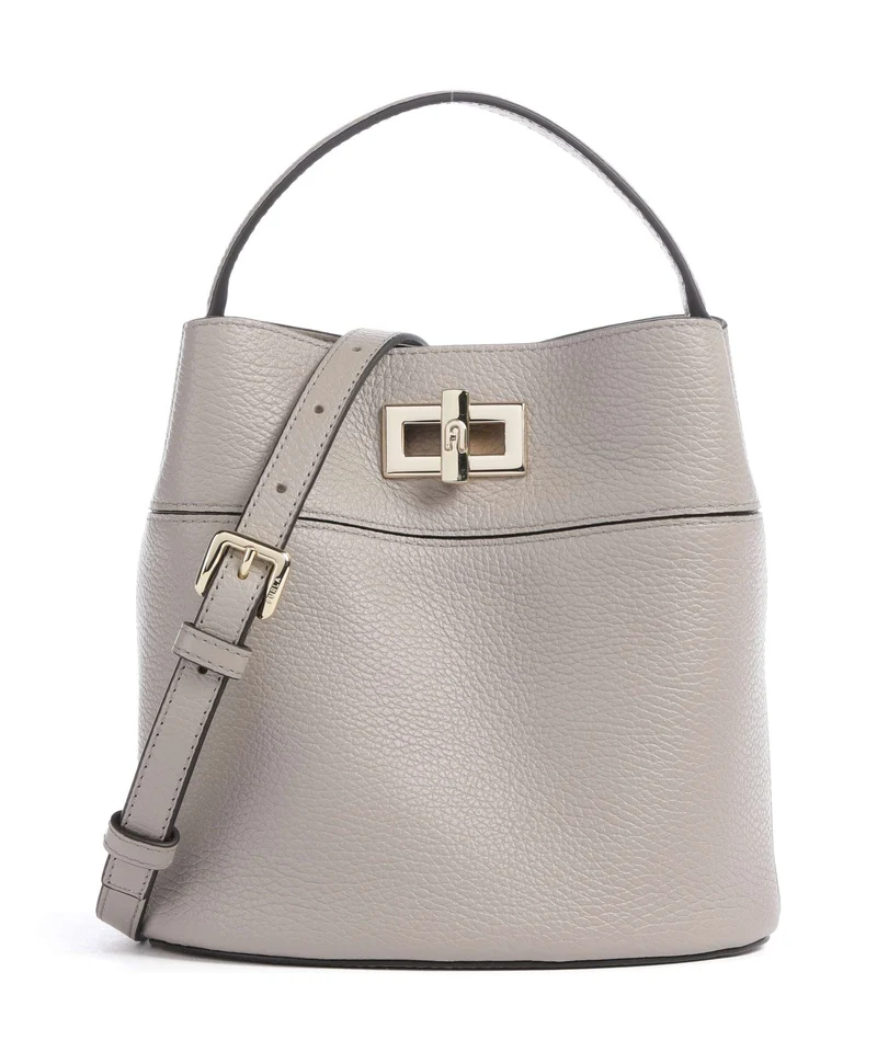 Furla Amelia Mini Bucket Handtasche cachemire gray