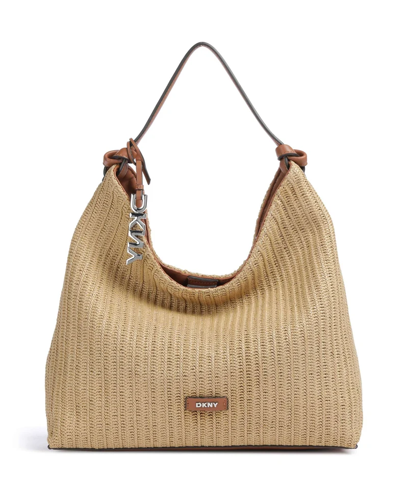 DKNY Paula Beuteltasche natural/saddle