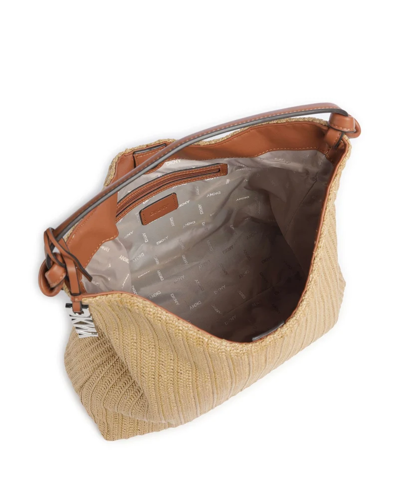 DKNY Paula Beuteltasche natural/saddle