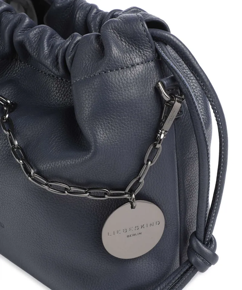 Liebeskind Lya II Small Pebble S Bucket Handtasche peacoat