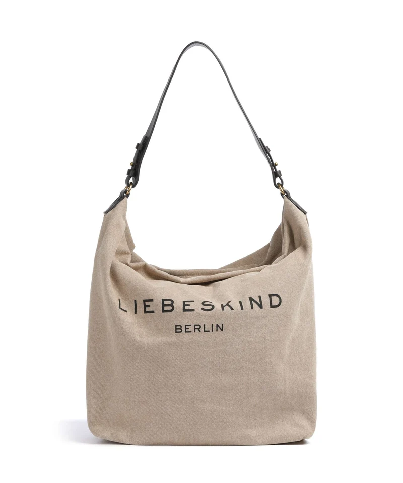 Liebeskind Clea Denim Beuteltasche beige