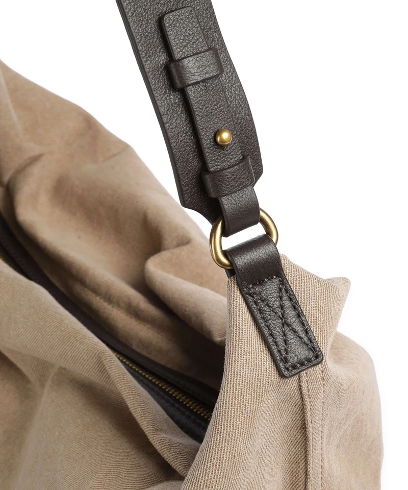 Liebeskind Clea Denim Beuteltasche beige