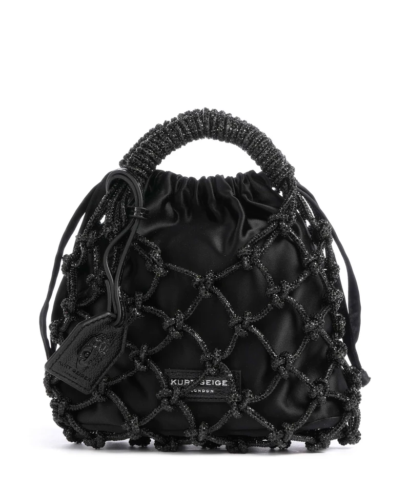Kurt Geiger Macrame Small Handtasche black