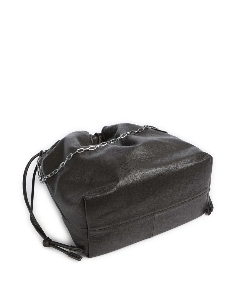 Liebeskind Lya II Small Pebble M Bucket Handtasche deep soil