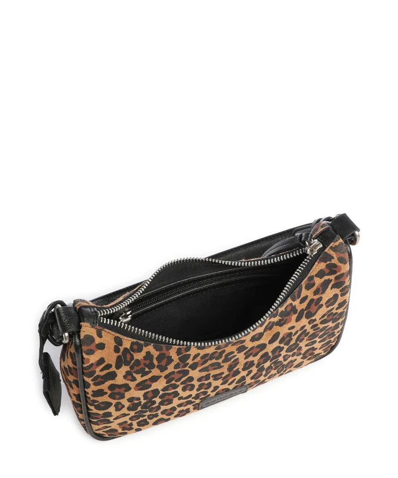 Burkely Animo Schultertasche leopard
