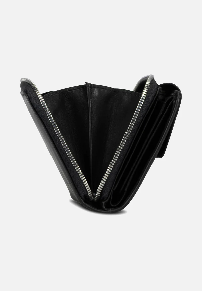 Odense Zip 6331 Medium Black - Portemonnaie