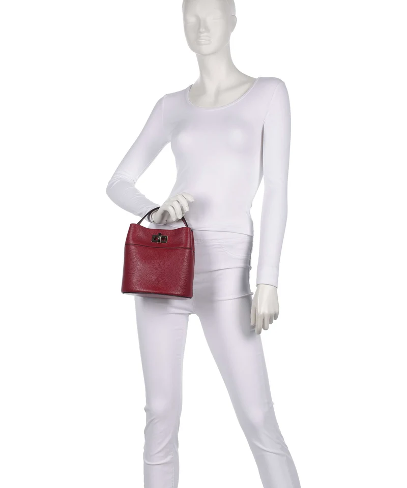 Furla Amelia Mini Bucket Handtasche ciliegia