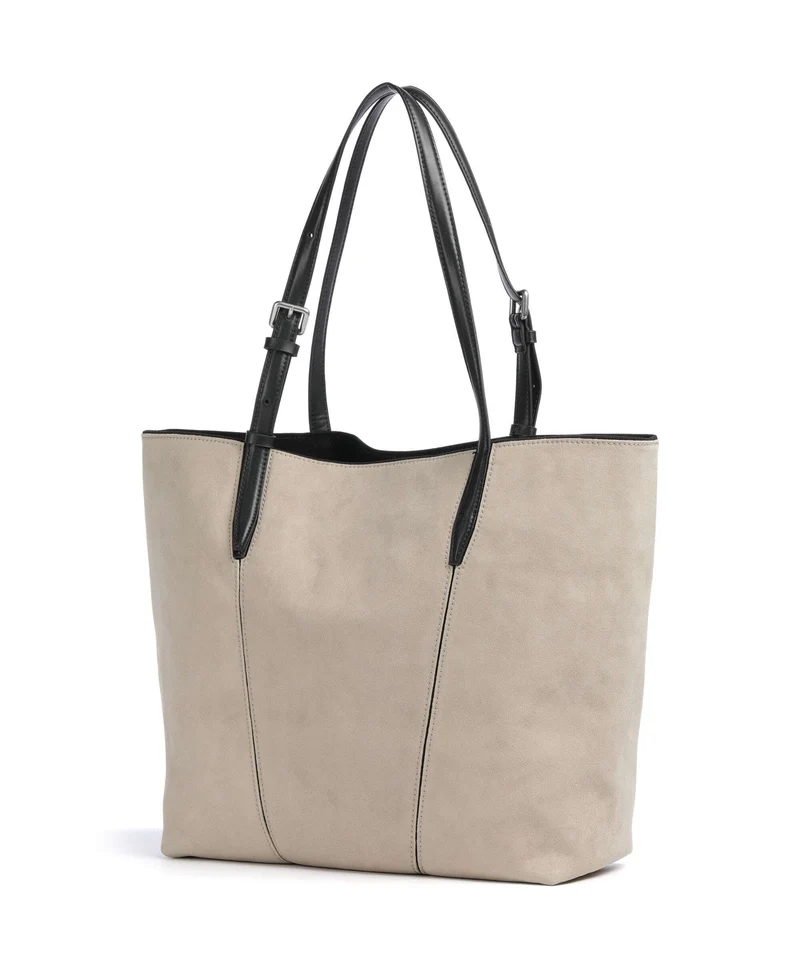Liebeskind Una Recycled Suede M Shopper beige