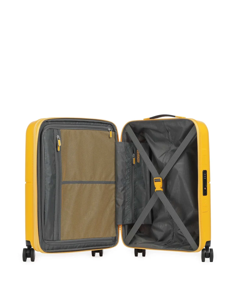 American Tourister Dashpop 4-Rollen Trolley golden yellow