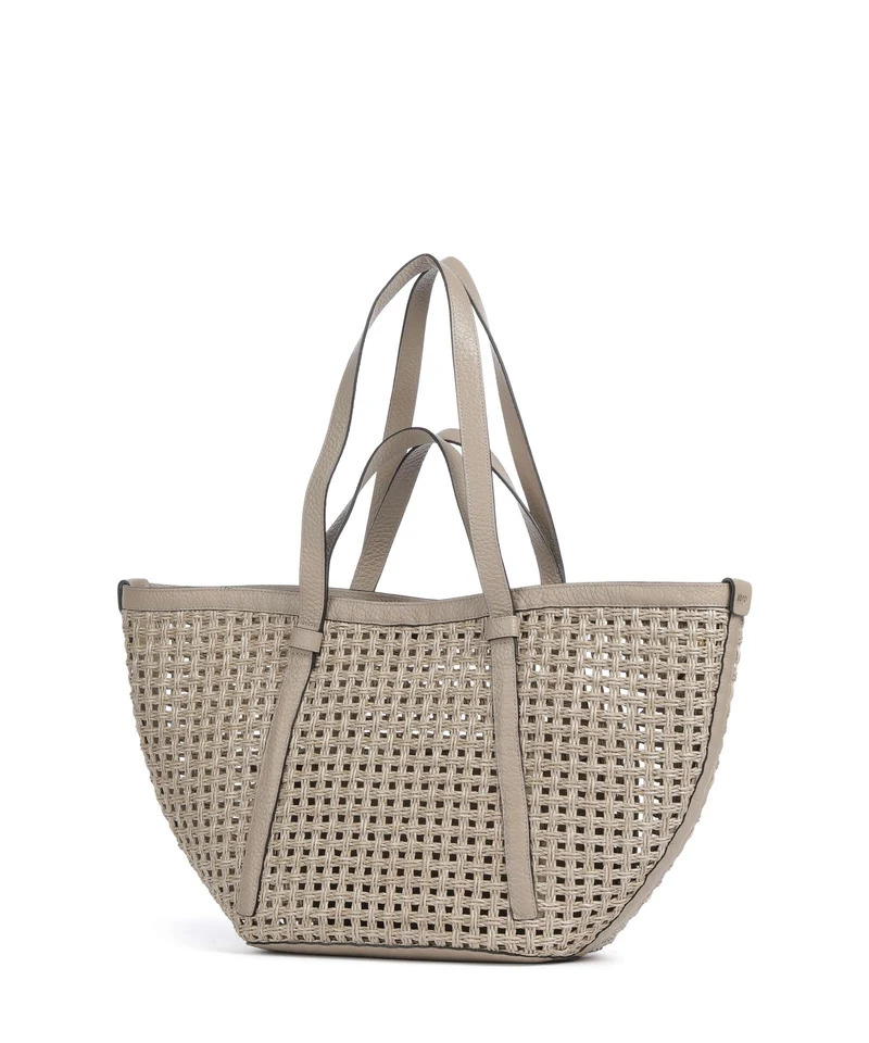 Abro Raffia Net Cosmo Large Shopper sahara