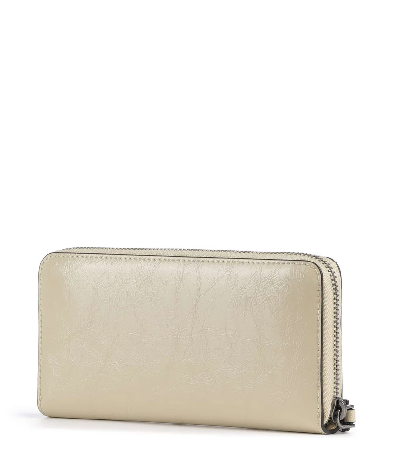 Liebeskind Sally Audrey Recycled Lack Distressed Geldbörse biscotti