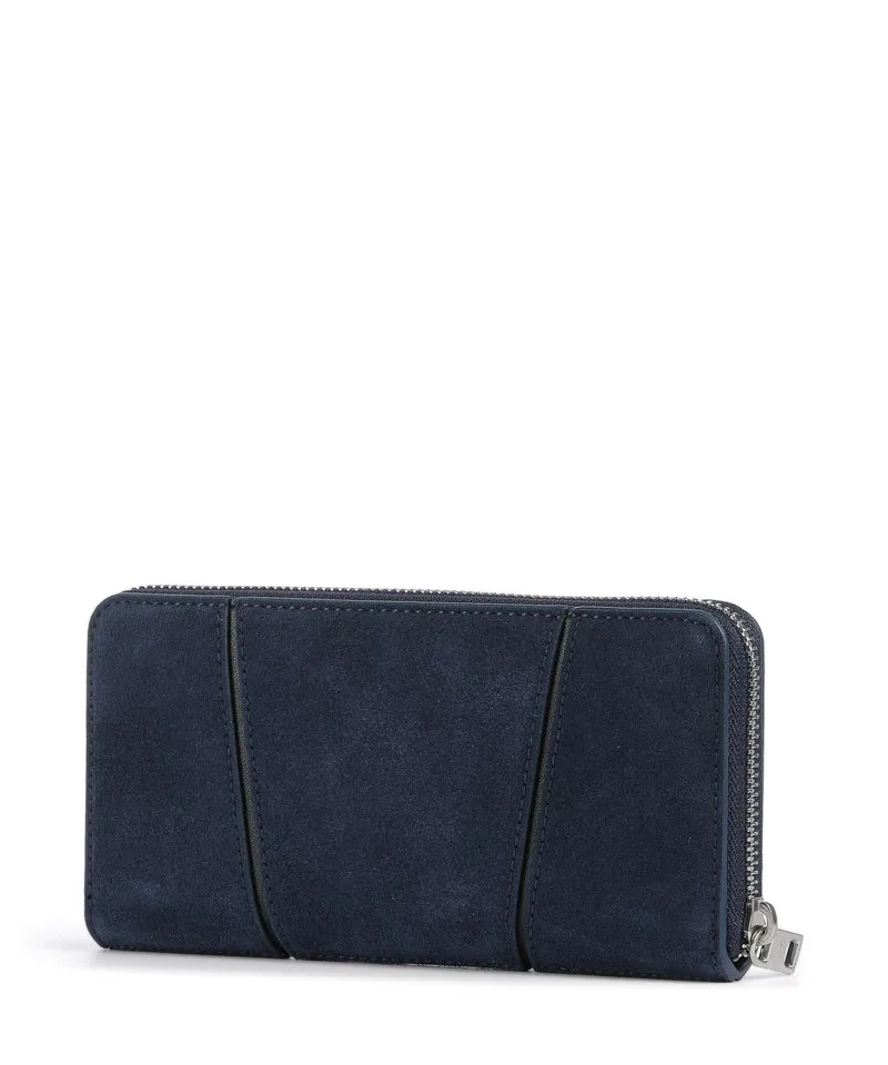 Liebeskind Una Gigi Recycled Suede L Geldbörse peacoat