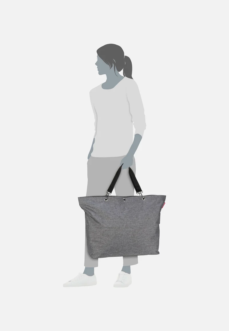 Shopper XL Twist Silver - Einkaufstasche