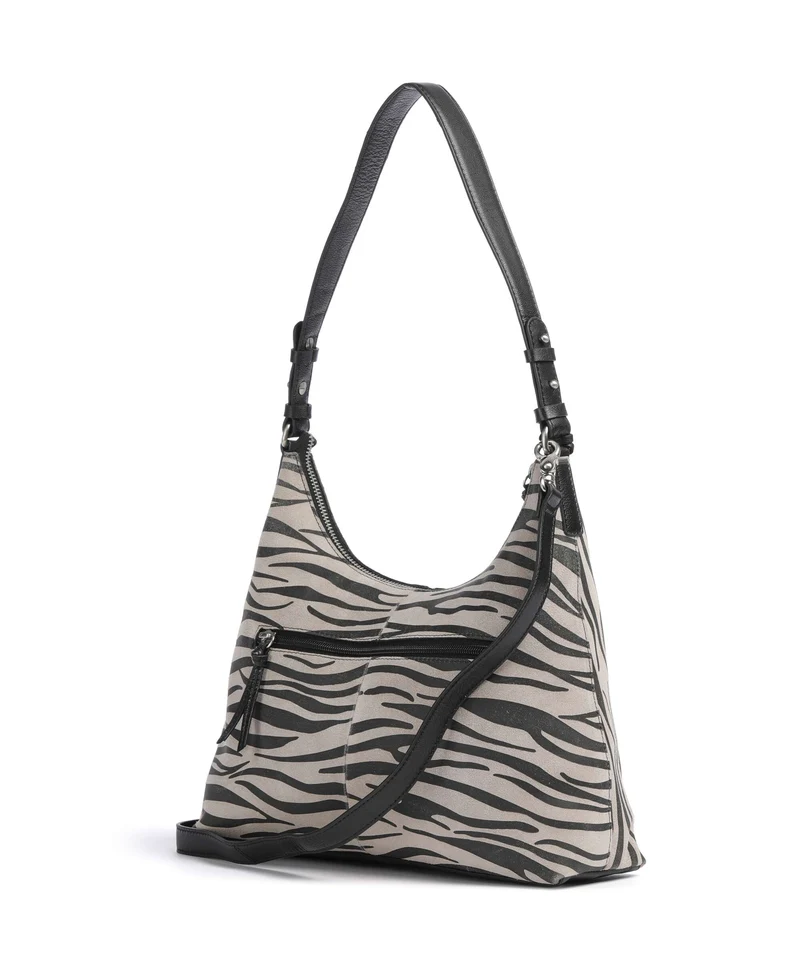 Burkely Animo Beuteltasche zebra