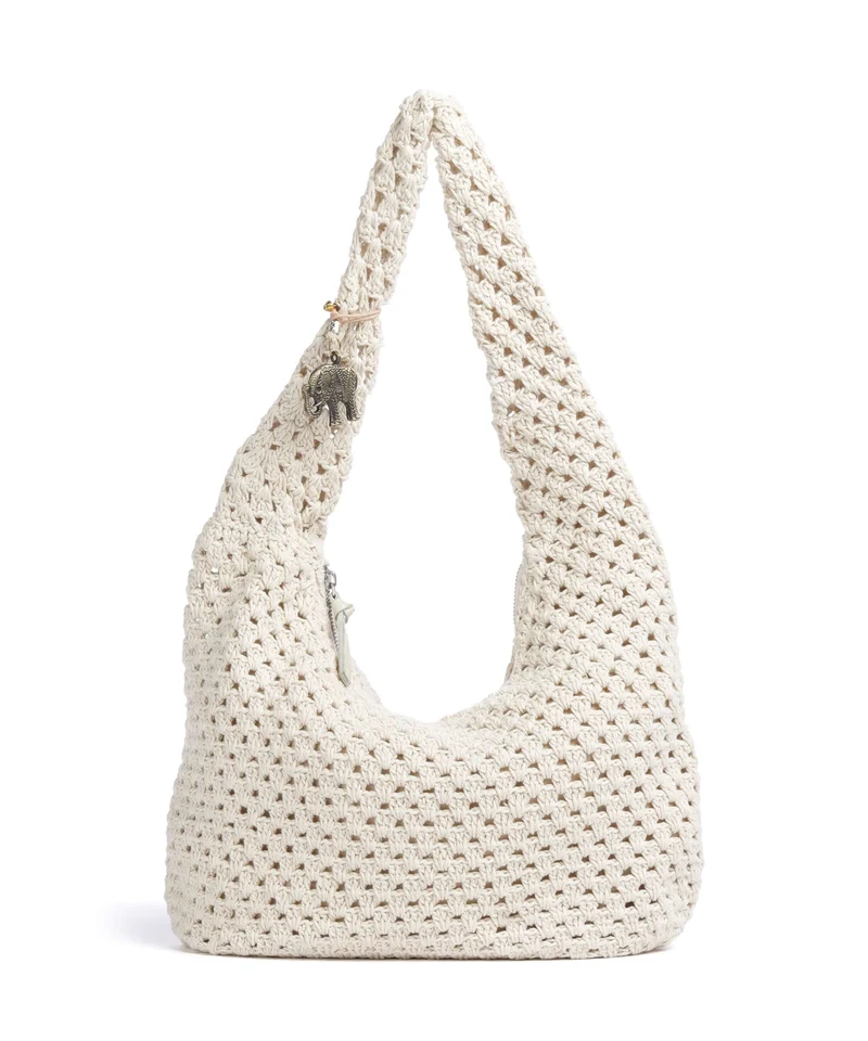Anokhi Beuteltasche beige