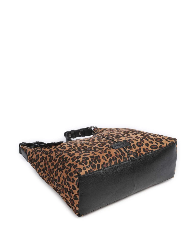 Burkely Animo Beuteltasche leopard