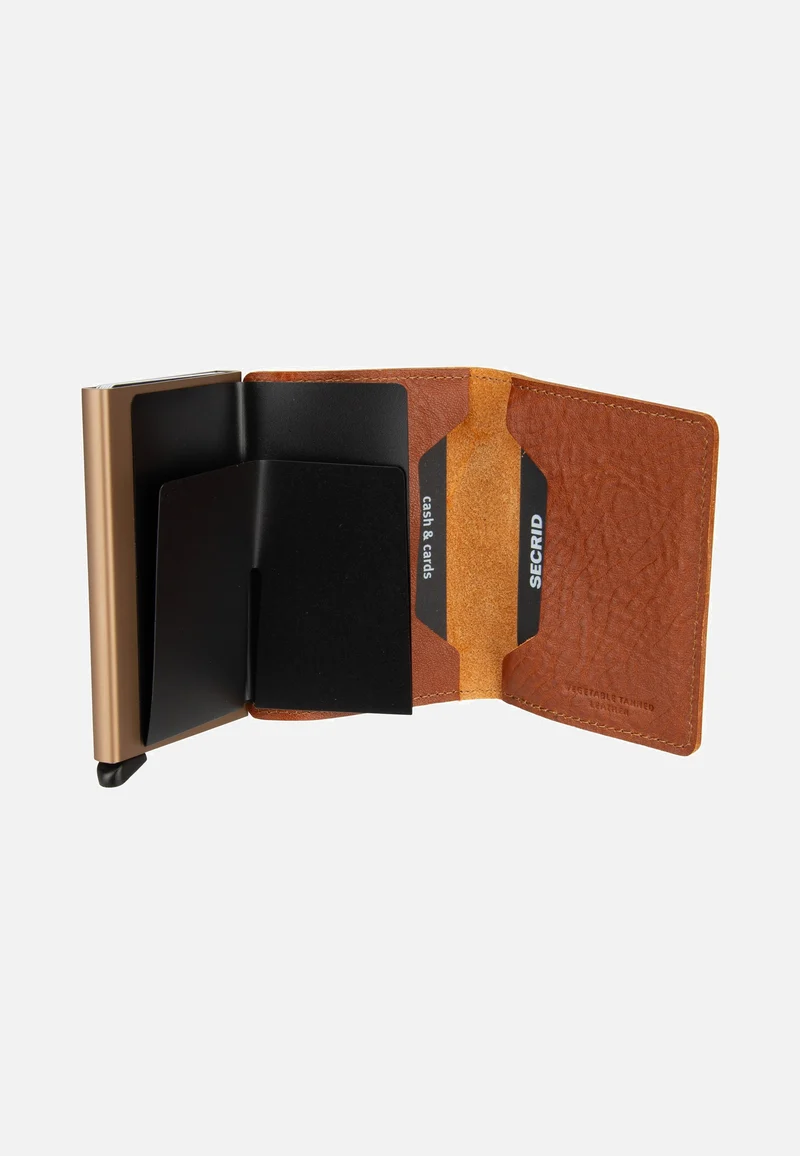 Slimwallet Veg Tanned Caramello-Sand - Portemonnaie