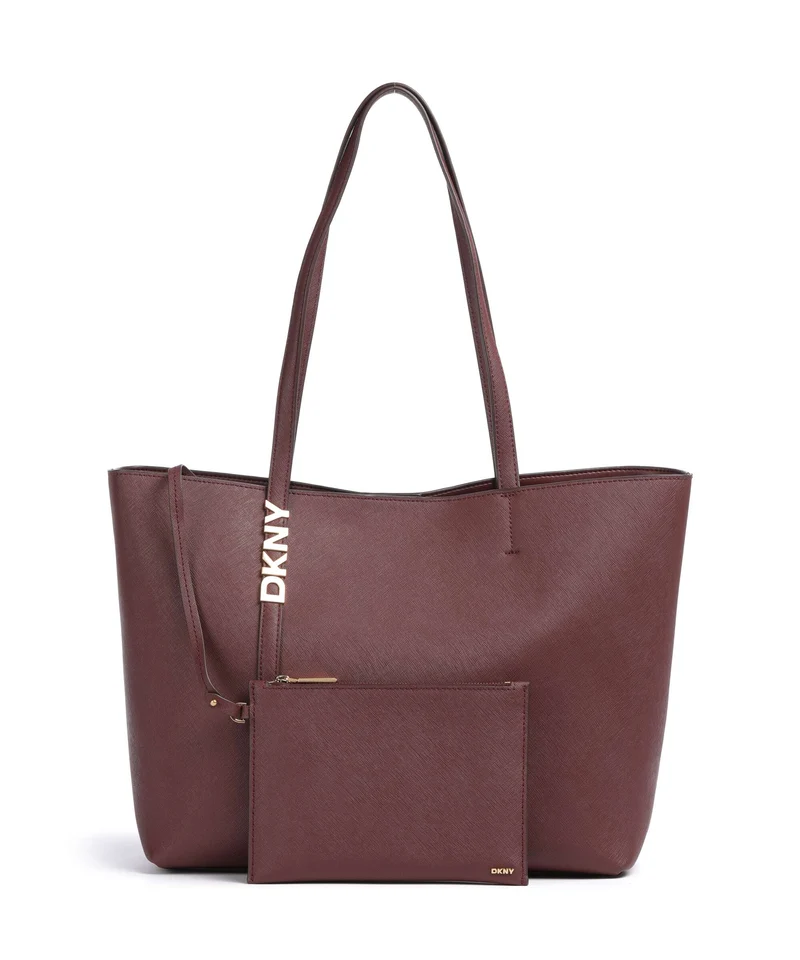 DKNY Avril Shopper aged wine