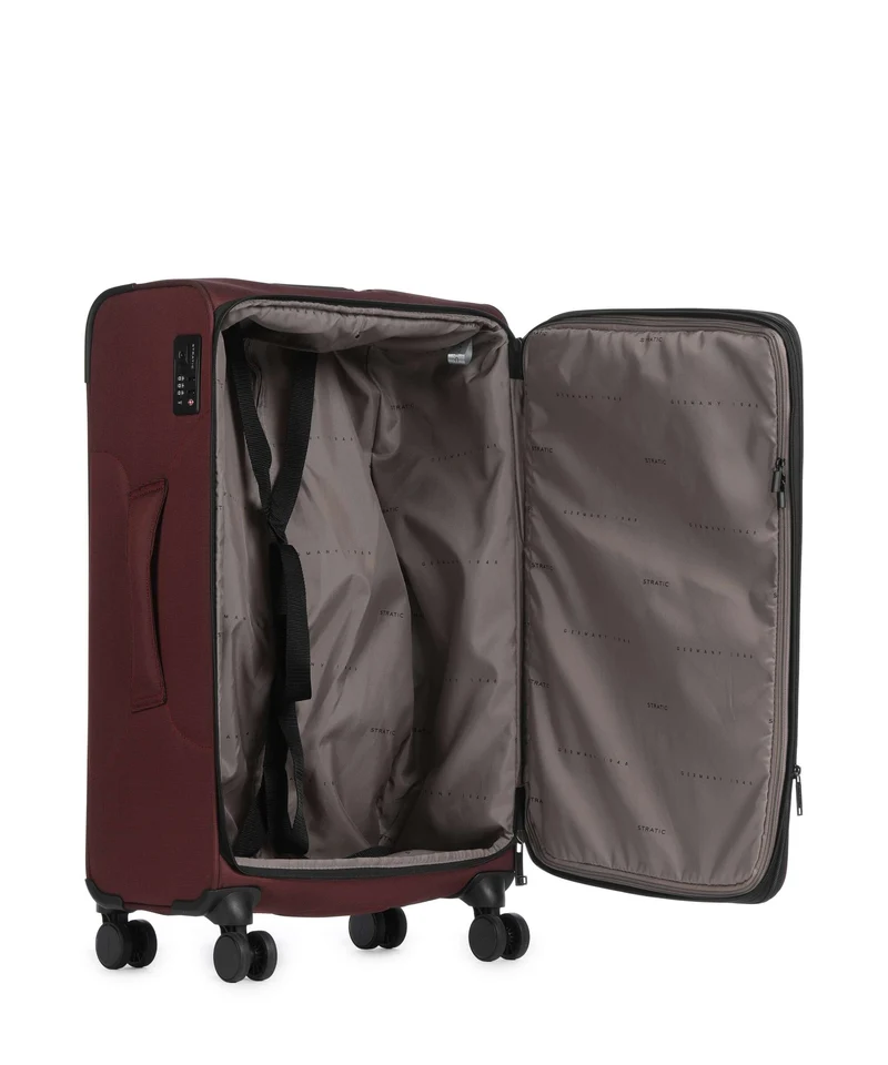 Stratic Bendigo Light+ 4-Rollen Trolley redwine