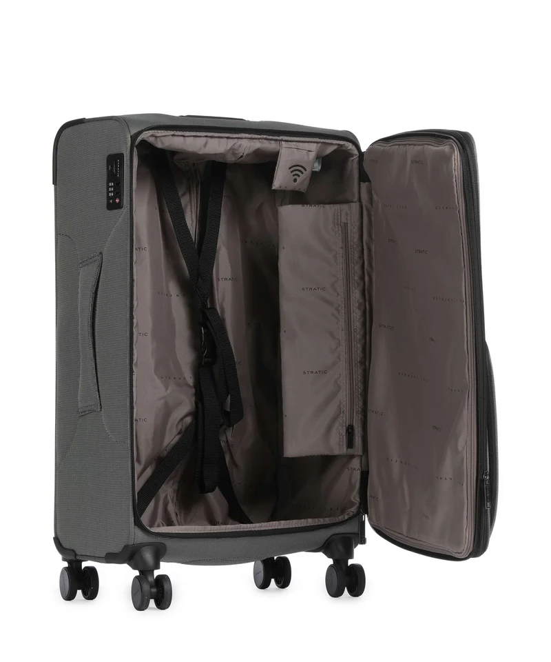 Stratic Bendigo Light+ 4-Rollen Trolley silver
