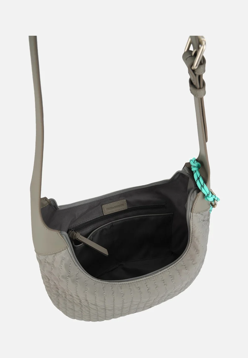 Just Flow Round Hobo Light Grey - Hobo Bag