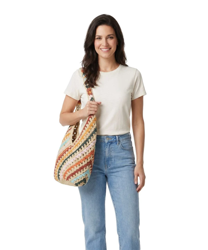 Anokhi Beuteltasche multi