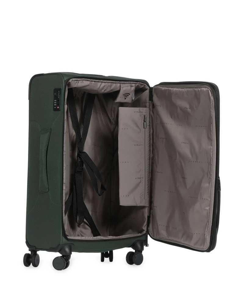 Stratic Bendigo Light+ 4-Rollen Trolley dark green