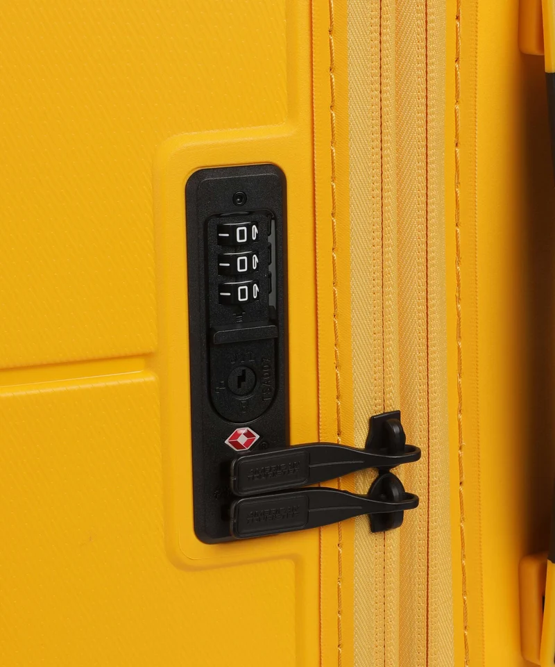 American Tourister Dashpop 4-Rollen Trolley golden yellow